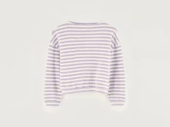T-Shirts|Bellerose Vaso Lange Mouwen T-shirt Bonbon / Ecru