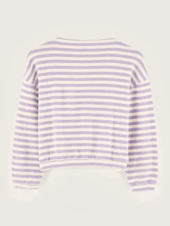 T-Shirts|Bellerose Vaso Lange Mouwen T-shirt Bonbon / Ecru