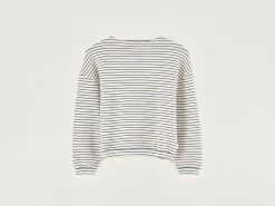 T-Shirts|Bellerose Vaso Lange Mouwen T-shirt America / Ecru