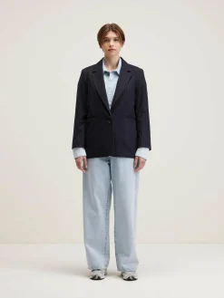 Mantels & Jassen|Bellerose Veil Relaxed Blazer Black beauty