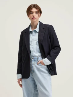 Mantels & Jassen|Bellerose Veil Relaxed Blazer Black beauty