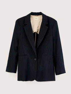 Mantels & Jassen|Bellerose Veil Relaxed Blazer Black beauty
