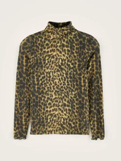 T-Shirts|Bellerose Velfie Lange Mouwen T-shirt Coffee