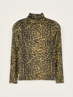 T-Shirts|Bellerose Velfie Lange Mouwen T-shirt Coffee