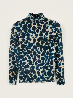 T-Shirts|Bellerose Velfie Lange Mouwen T-shirt Myosotis / Shell