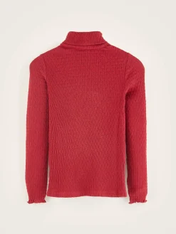 T-Shirts|Bellerose Velfie Lange Mouwen T-shirt Red dahlia