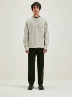 Bekijk Alles|Sweatshirts|Bellerose Velo Ronde Hals Sweatshirt Heather grey