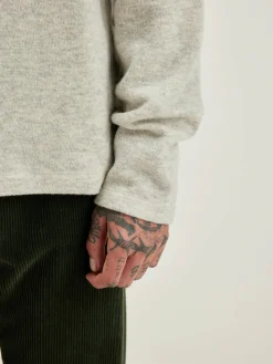 Bekijk Alles|Sweatshirts|Bellerose Velo Ronde Hals Sweatshirt Heather grey