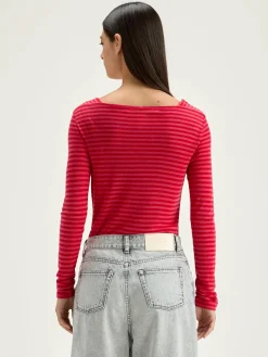 T-Shirts|Bellerose Veras Slim T-shirt Braise / Fushia