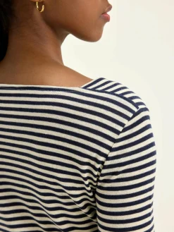 T-Shirts|Bellerose Veras Slim T-shirt Naval / Shell