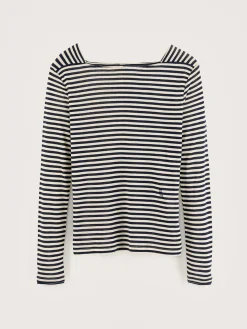 T-Shirts|Bellerose Veras Slim T-shirt Naval / Shell