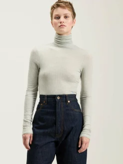 Bekijk Alles|T-Shirts|Bellerose Vinay Aansluitend T-shirt Givre