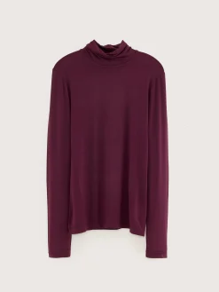 Bekijk Alles|T-Shirts|Bellerose Vinny Slim T-shirt Wine