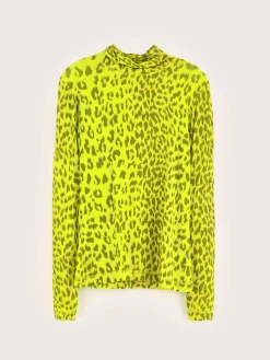 T-Shirts|Bellerose Vinny T-shirt Met Rolkraag Fluo