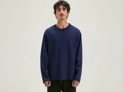 Bekijk Alles|T-Shirt & Polos|Bellerose Vlugi Lange Mouwen T-shirt Naval