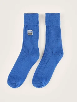 Bekijk Alles|Sokken|Bellerose Vocani Geribde Sokken Lazuli