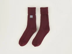 Bekijk Alles|Sokken|Bellerose Vocani Geribde Sokken Dried tomato