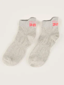 Bekijk Alles|Sokken|Bellerose Volic Enkelsokken Heather grey