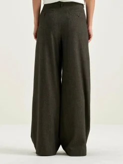 Bekijk Alles|Broeken|Bellerose Volkert Wijde Broek Ebony