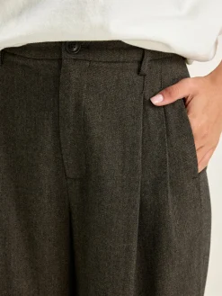 Bekijk Alles|Broeken|Bellerose Volkert Wijde Broek Ebony