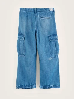 Broeken|Bellerose Wessel Cargo-stijl Broek Blue
