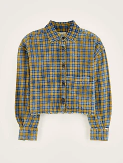 Blouses & Hemden|Bellerose Wiggle Cropped Hemd Cornflakes / Myosotis